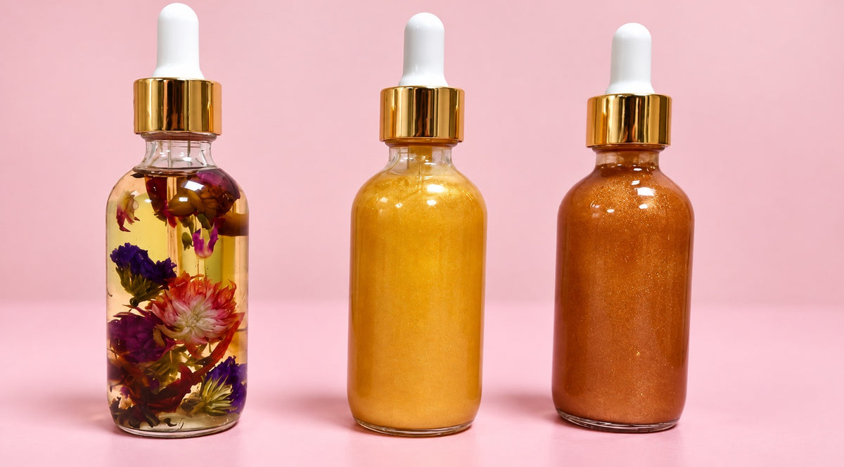 luxury Scented Body Oil / Moisturizing Glow Oil  by Bella Dunya