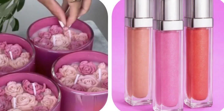 Candle, Perfume and Lip Gloss experience